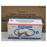 1500ct Medium Clear Vinyl Exam Gloves