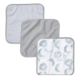 3pk Burt's Bees Baby Washcloths, Cotton