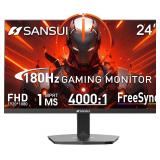 24in SANSUI Gaming Monitor 180Hz HDMI Included