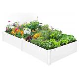 Vinyl Raised Garden Bed 8x4ft