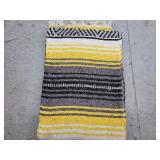 Mexican Falsa Hand Woven Blanket, 50x68in