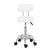 Swivel Salon Stool with Backrest Chair Ktaxon