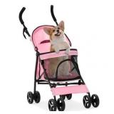 MoNiBloom Foldable Dog Stroller 26x18x37.5in