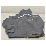 2XL Branded Zip-Up Hoodie