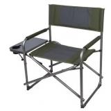 Lg Directors Chair w/Side Table 38.5x22.8x35in