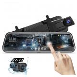 10in Mirror Dash Cam 1080P Front/Rear