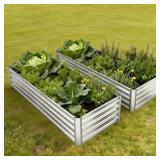 2pk Raised Garden Bed 6x1.5x1ft