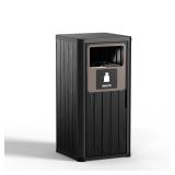 22gal Outdoor Trash Can with Lockable Lid