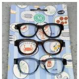 3 Pair Martha Stewart Reading Glasses +2.00