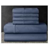 6pc King Members Mark Egyptian Cotton Sheet Set