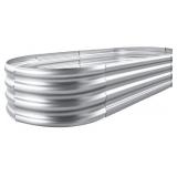67x18in Galvanized Garden Bed
