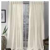 2pc Home Bella Sheer Curtains 54x84in