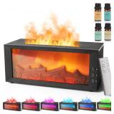 300ML Black Fireplace Diffuser BOHOFAM