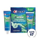 5pk Crest + Scope Outlast Ultra Paste