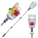 Adjustable Fruit Picker Pole w/Basket 13ft
