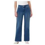 Size 12 Sam Edelman Women's Pintuck Wide Leg Jean