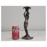 Vintage Flower Girl Candle Holder