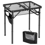 Folding Grill Table 24x16in