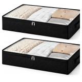 2ct Fixwal Underbed Storage Bag 23.6x16.5x5.9in