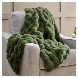 Oversized Throw Bubble Faux Fur 50x72in