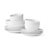 16pc Members Mark Porcelain Dinnerware Set