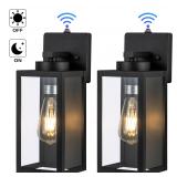 2pk Cattleya Matte Black Light 13in