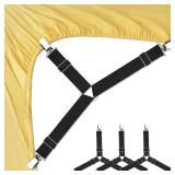 16pc Foloda Sheet Holders Adjustable Straps