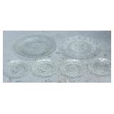 6pc Assorted Vintage Glassware Set
