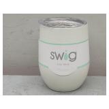 9oz Swig Stemless Wine Tumbler (Pearl)