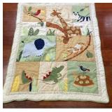Safari crib spread or floor mat for play