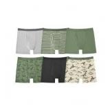 6ct Size XL Boys Organic Cotton Boxer Brief