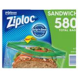 580ct Ziploc Easy Open Tabs Sandwich Bags