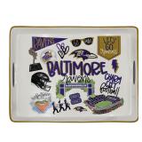 Baltimore Ravens Ceramic Serving Tray