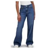 Womens 12 Aeropostale High Rise Wide Leg Jean