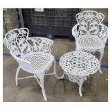 3pc Outdoor Steel Patio Set