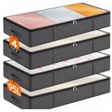 4pc Lifewit Under Bed Storage 95L