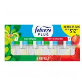 5ct Febreze Plug Air Freshener Refills