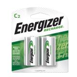 2ct Size C Energizer Rechargeable Battery 1.2V