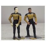 2pc Vintage Action Figures Data and Geordi LaForge