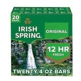 20pk Irish Spring Original Bar Soap 4oz/ea