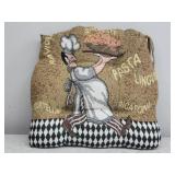 Pasta Chair Cushion 16x16in