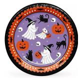 85ct Member's Halloween Paper Plates 10in