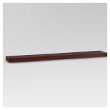 Floating Wall Shelf - Espresso 35x8in
