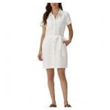 Size M Frye Womens Denim Mini Dress (Ivory)