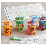 Jungle Print Kids Cup 12oz with Lid 250ct