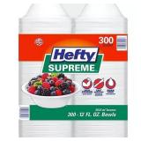 300ct Hefty Supreme Foam Bowls 12oz