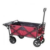 Mac Sports Folding Wagon w/Tailgate & Table