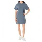 Size S Members Mark Womens Sandwash Rib Tee Dress