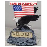 American Eagle Welcome Sign Solar