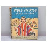 Vintage Bible Stories of Boys and Girls Book